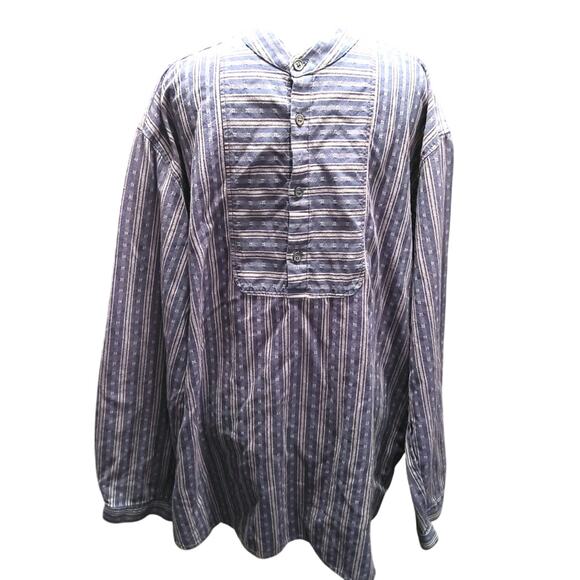 Vintage WAHMaker Frontier clothing Mens shirt XL Striped boho Western cotton USA - Picture 1 of 7